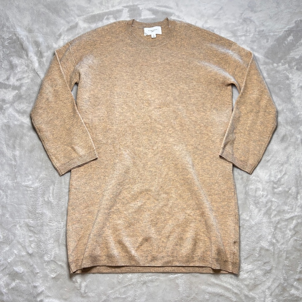 Pomander Place Tuckernuck Vivianne Crewneck‎ Sweater Dress Size Small Sandalwood